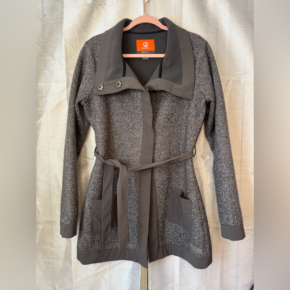 Merrell Charcoal Belted Women's swacket - Picture 13 of 14